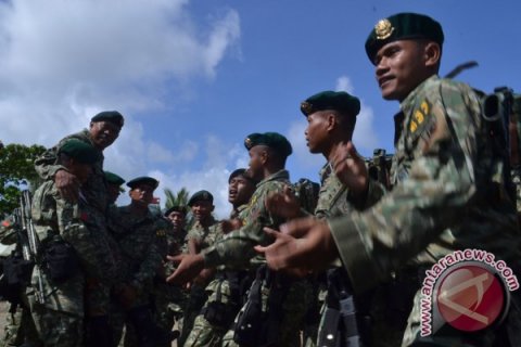 Penutupan patroli bersama patok perbatasan Indonesia-Malaysia