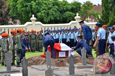 Pemakaman korban kecelakaan pesawat