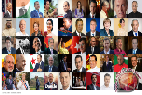 Jokowi, pemimpin paling banyak kedua di-like di Facebook