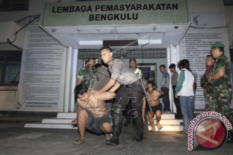 Kebakaran di Lapas Bengkulu