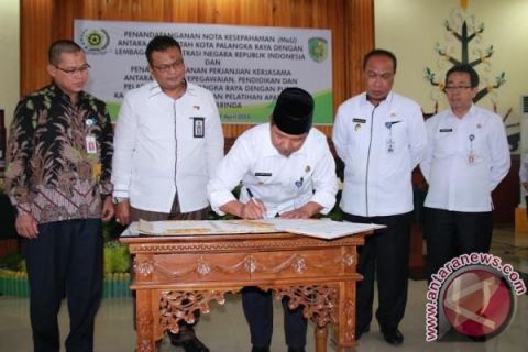 Palangka Raya-LAN Tandatangani MoU