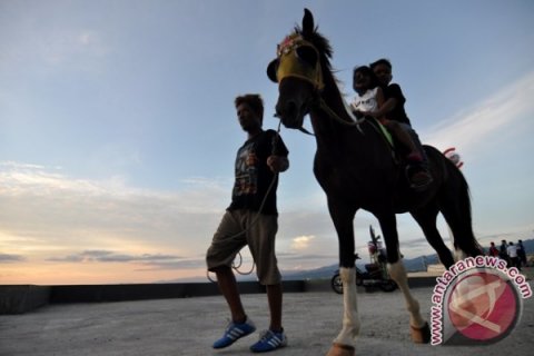MENUNGGANG KUDA PANTAI TALISE