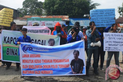 Demo Kekerasan Wartawan