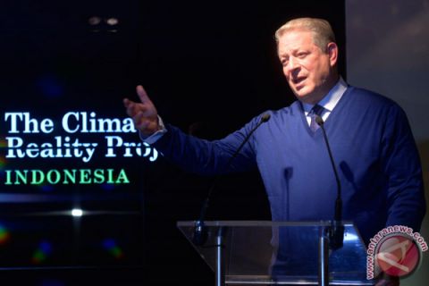 Al Gore Di Paviliun Indonesia