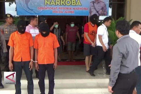 Dua Pekan Polda Jambi Amankan Narkoba Senilai Rp 40 M