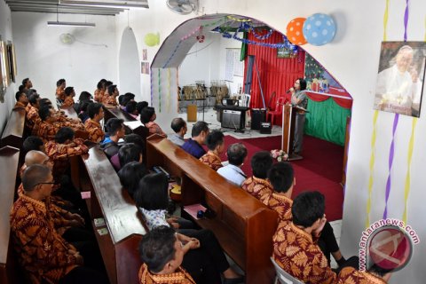 Ibadah Natal Warga Binaan Lapas