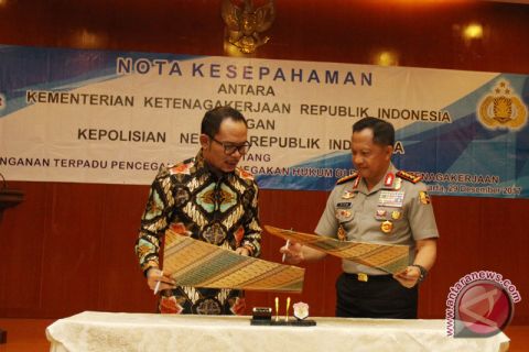 Kerjasama Polri Dengan Kemenaker