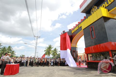 Peresmian SPN Polda Gorontalo