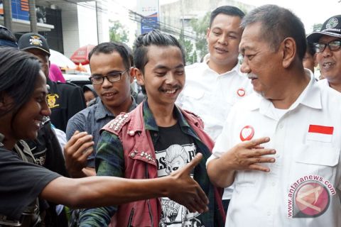 Deddy Mizwar kampanye di Bogor