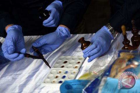 Pemusnahan Barang Bukti Sabu