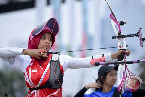 Panahan Recurve Tim Campuran