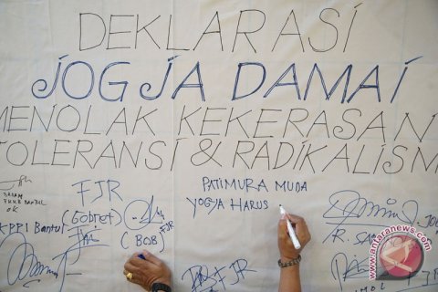 Deklarasi Jogja Damai Tolak Intoleransi
