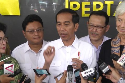 Presiden ajak delegasi IMF ke RSPP dan Tanah Abang