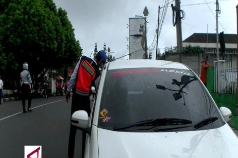 Razia gabungan kendaraan berbasis daring