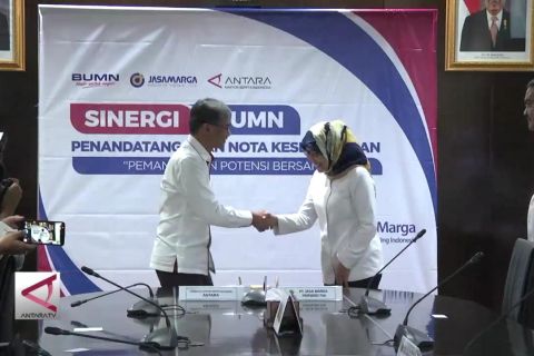 Informasikan tol, Jasa Marga gandeng LKBN Antara