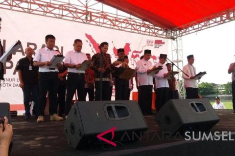 Deklarasi Damai Pilkada Kota Palembang