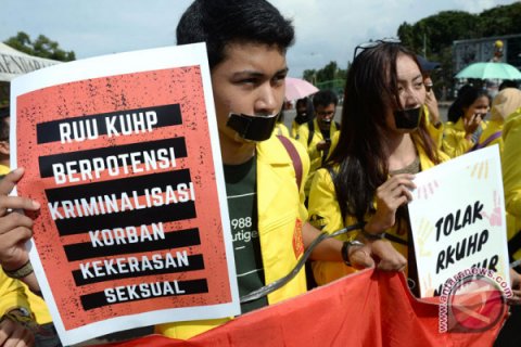 Aksi tolak RUU KUHP