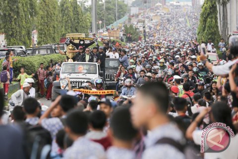 Arak-arakan Sriwijaya FC juara