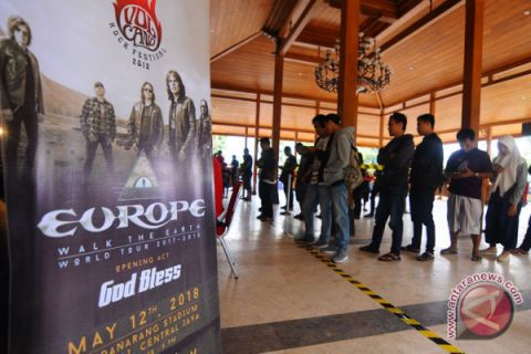 Penjualan tiket konser Europe