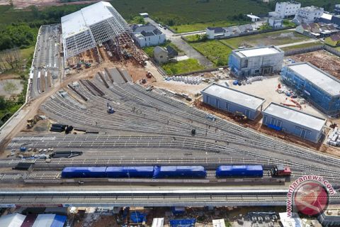 Kereta LRT Palembang