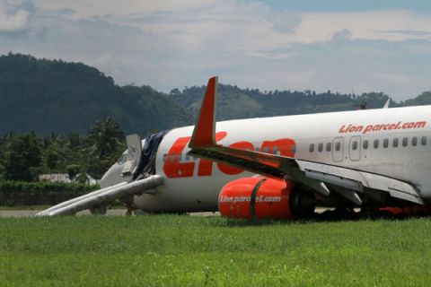 Pesawat Lion Air Belum Dievakuasi