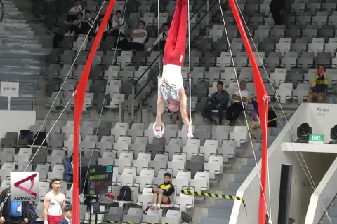 Persani selenggarakan tes event senam artistik