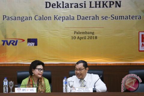 Pembekalan anti korupsi Pilkada Sumsel