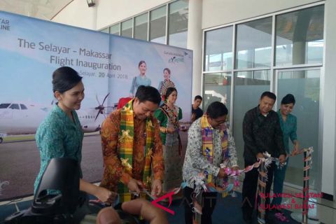 Peresmian rute Makassar-Selayar