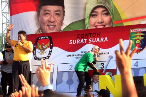 Kampanye Terbuka Pilgub Lampung