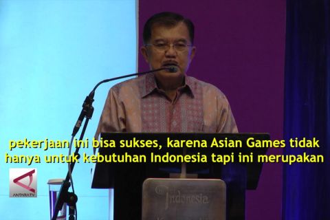 Wapres optimistis Asian Games berjalan sukses