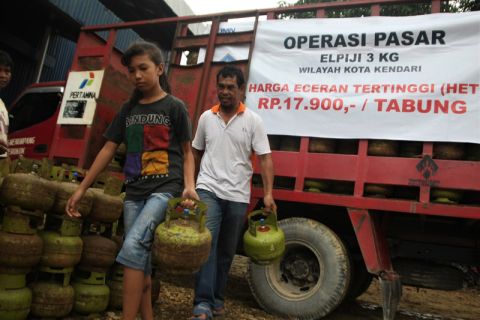 Operasi pasar elpiji 3 Kg