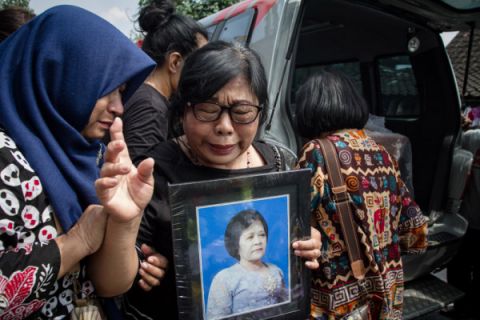 Pemakaman korban bom Surabaya