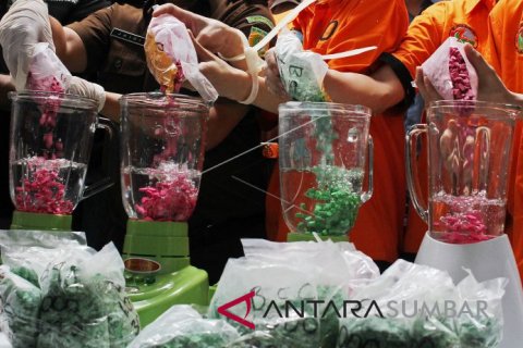 PEMUSNAHAN BARANG BUKTI NARKOTIKA