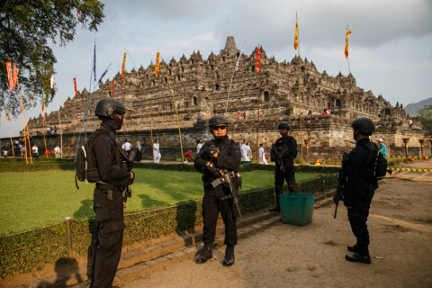 Pengamanan Perayaan Waisak 2562 BE