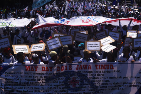 Hari Buruh di Surabaya