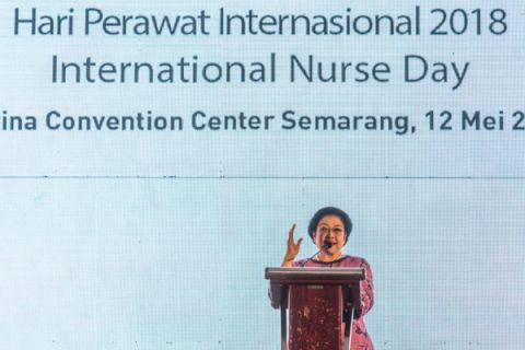 Megawati Hadiri Hari Perawat Internasional di Semarang