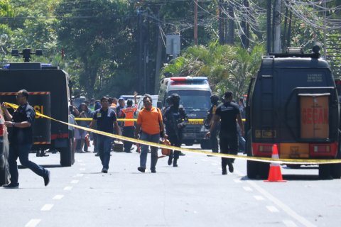 Olah TKP Lokasi Ledakan