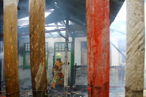 Kebakaran saat pilkada Makassar