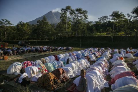 Salat Id di Sleman Yogyakarta