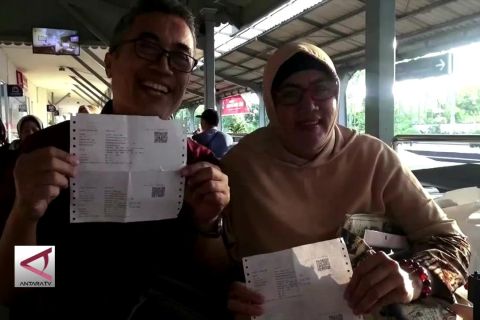 KAI Daops 9 berangkatkan 3.710 pemudik gratis