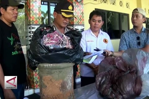 Polres Pekalongan amankan belasan balon udara