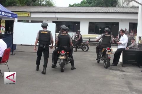 Polrestabes Bandung gelar simulasi PAM TPS