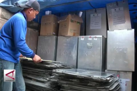 KPU Palangka Raya distribusikan logistik ke 5 kecamatan