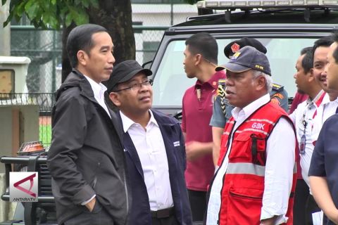 Presiden tinjau venue hingga trotoar jelang Asian Games