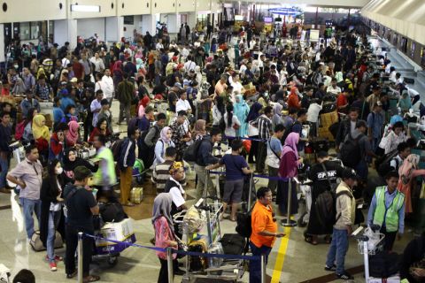 Dampak erupsi Gunung Agung