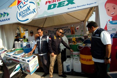 Menteri ESDM Tinjau Kesiapan BBM Tol Pejagan-Pemalang