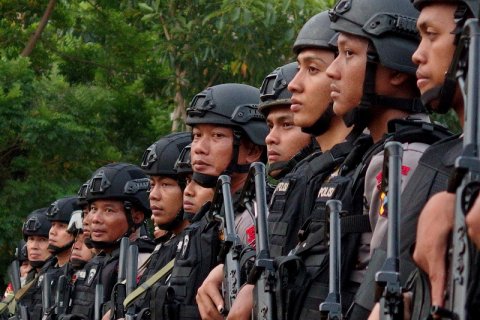 Pengamanan Pemungutan Suara Pilgub Jateng