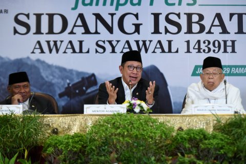 Sidang Isbat Satu Syawal 1439 Hijriah
