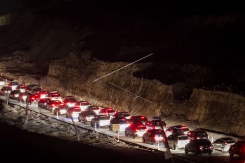 Arus balik di jalur tol fungsional ruas Kartasura-Salatiga