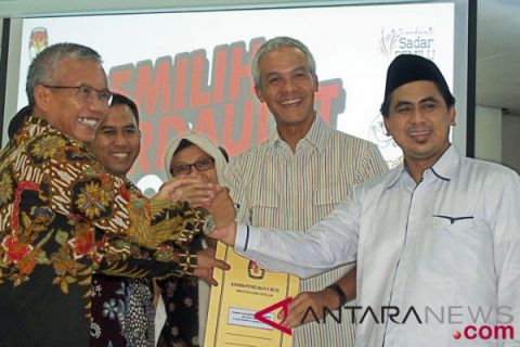 Penetapan Paslon terpilih Pilgub Jateng